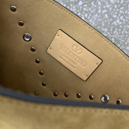 Studded Leather Shoulder Bag