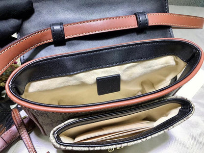 Modern Luxury Orange Calfskin Shoulder Bag – Limited Edition