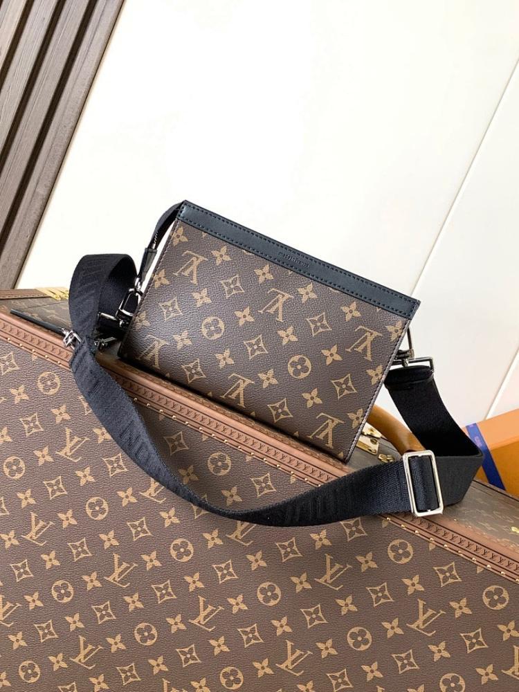 Elegant Stylish Monogram Leather Shoulder Bag – Special Edition