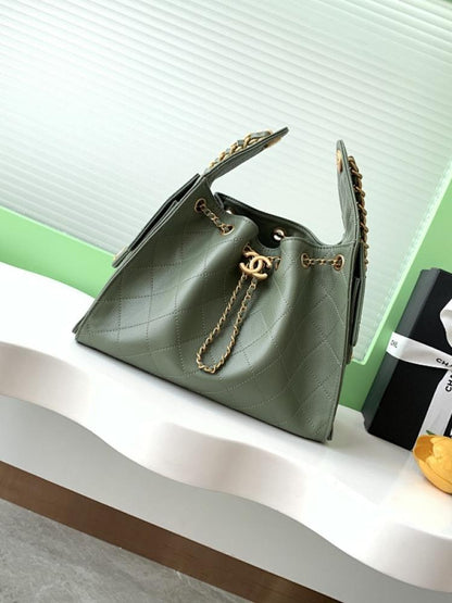 Leather Bucket Bag