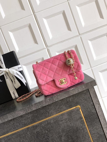 Crystal-Embellished Top Handle Bag