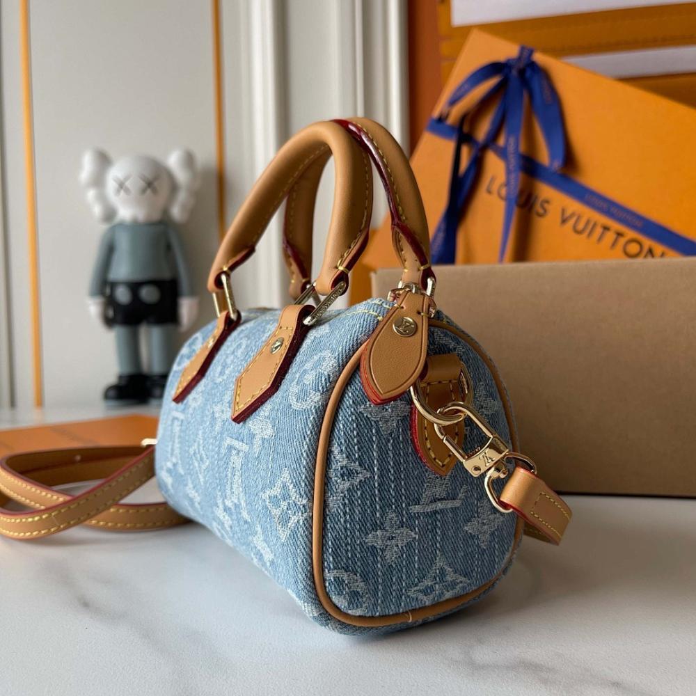 Speedy Denim Shoulder Bag