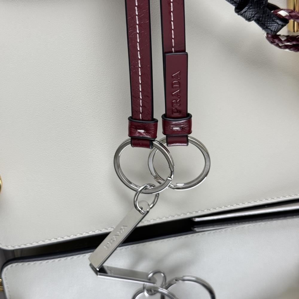 Gold Leather Top Handle Bag