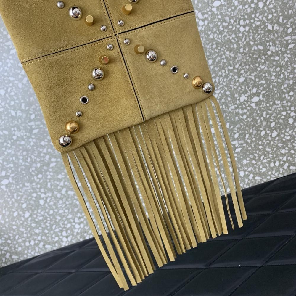 Studded Leather Shoulder Bag