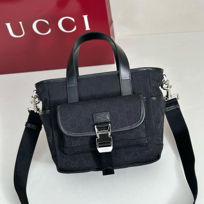 Classic Leather Top Handle Bag