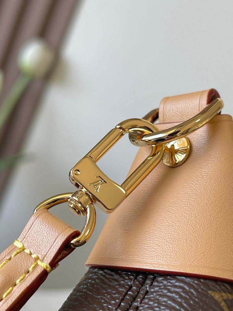 Modern Premium Monogram Leather Shoulder Bag