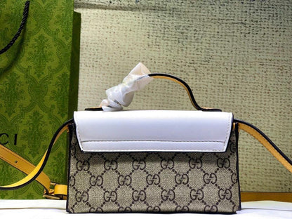 Classic Refined Black Monogram Leather Shoulder Bag