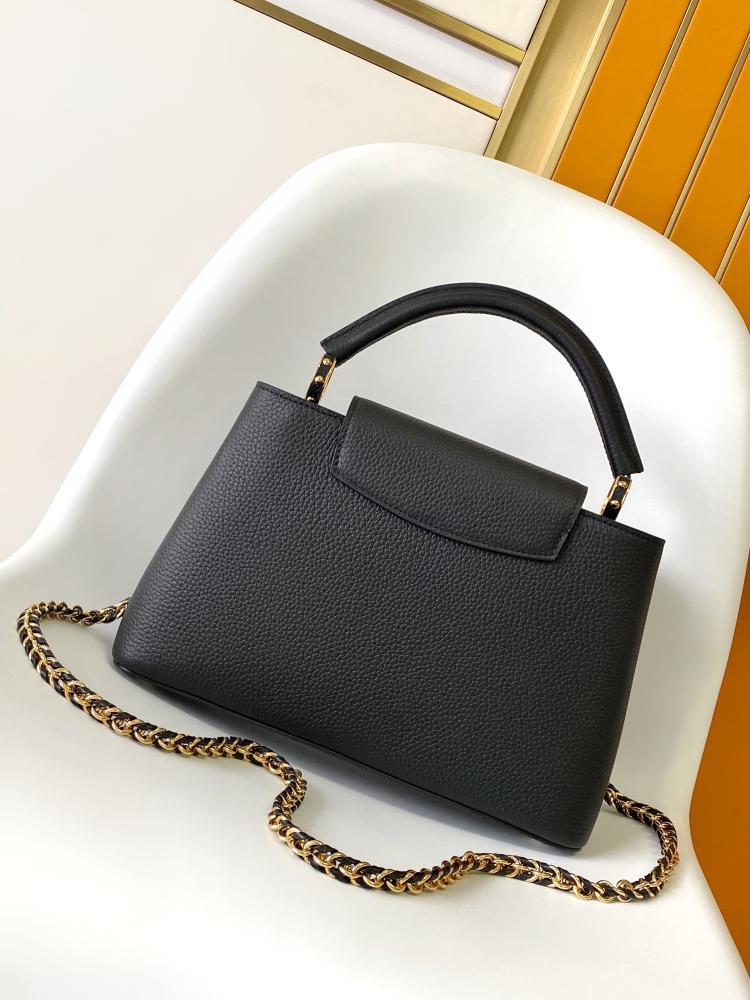 Monogram Leather Shoulder Bag