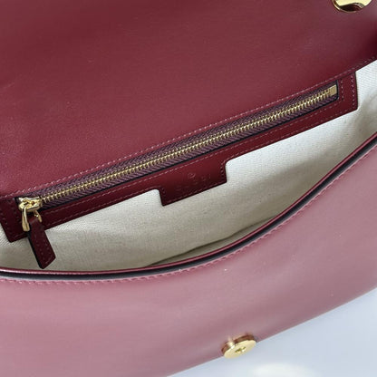 Woven Leather Shoulder Bag