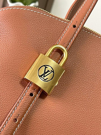 Alma Gold Denim Top Handle Bag