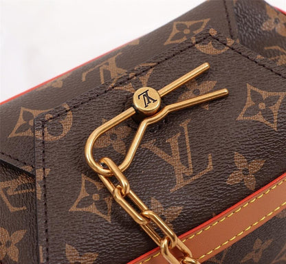 Stylish Monogram Leather Shoulder Bag – Limited Edition