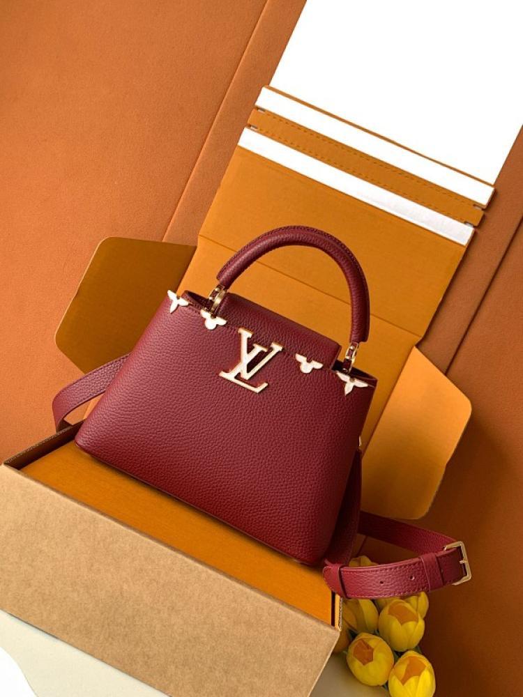 Leather Top Handle Bag