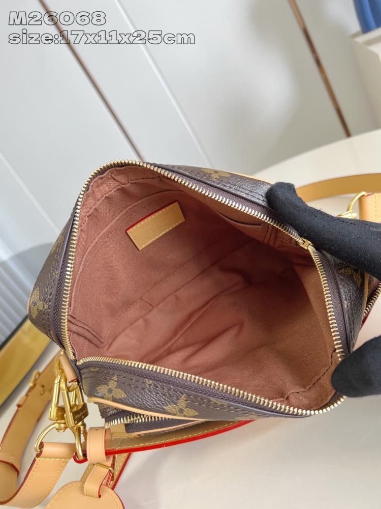 Monogram Leather Crossbody Bag