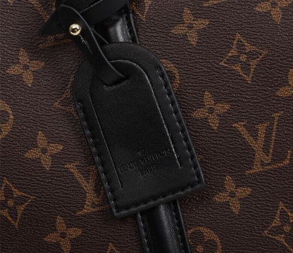 Stylish Refined Gold Monogram Leather Shoulder Bag