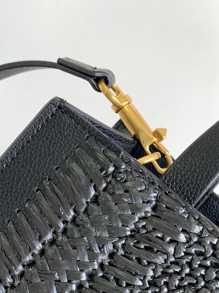 Italian-Inspired Luxury Brown Woven Leather Shoulder Bag