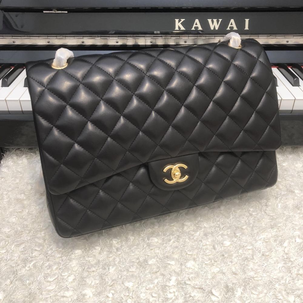 Lambskin Top Handle Bag