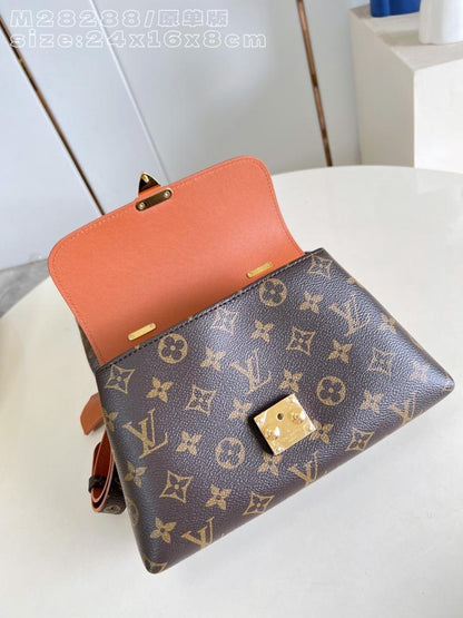 Classic Leather Top Handle Bag