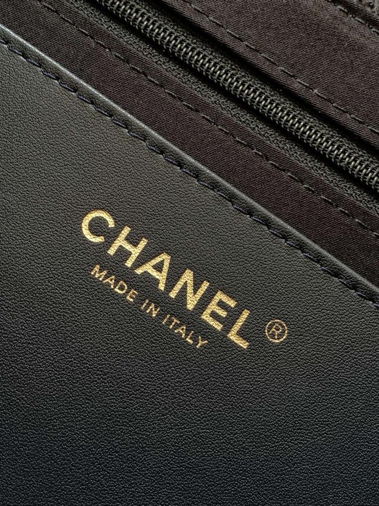 Gold Leather Top Handle Bag