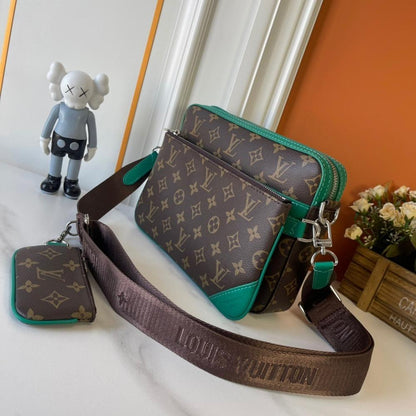 Modern Luxury Monogram Shoulder Bag