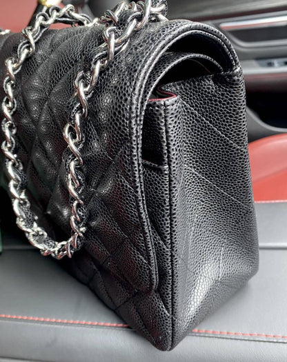 Gold Top Handle Bag