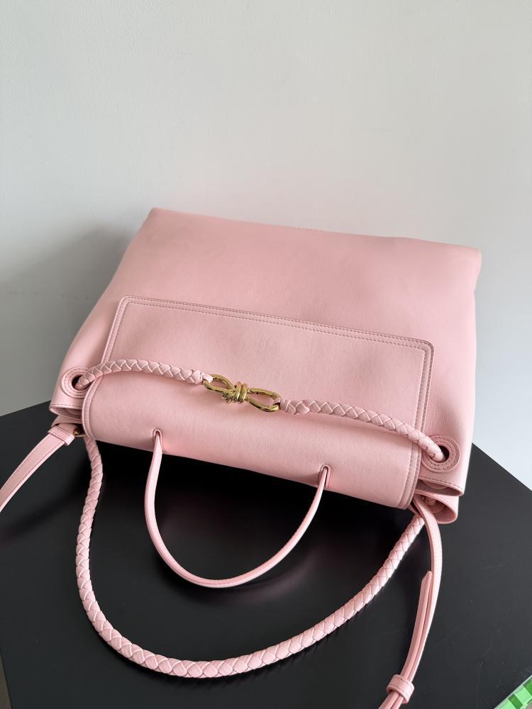 Gold Top Handle Bag