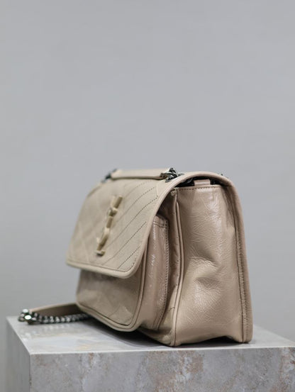 Leather Top Handle Bag