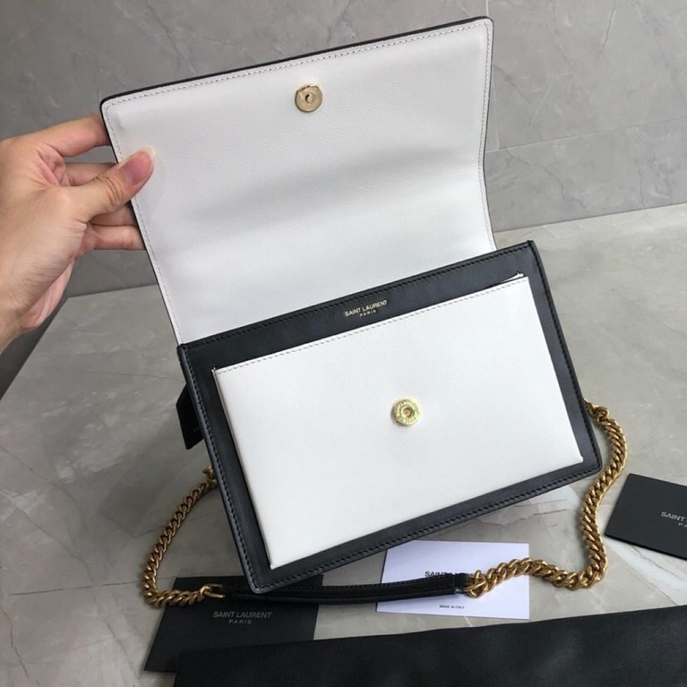 Modern Premium Silver Leather Bag