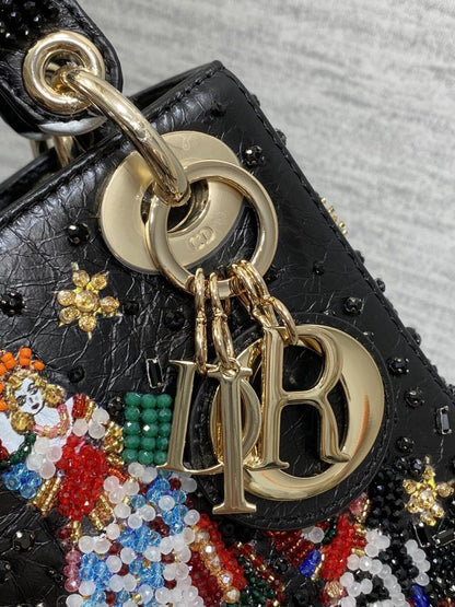 Embroidered Shoulder Bag