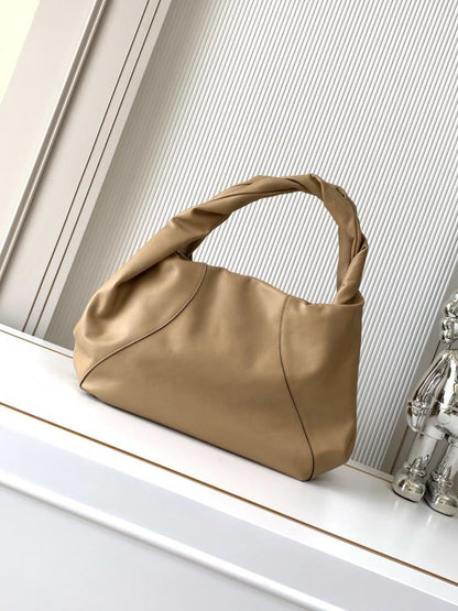 Leather Top Handle Bag