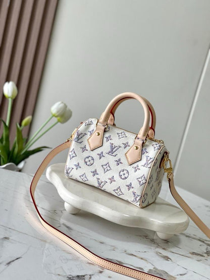 Elegant Refined Woven Jacquard Shoulder Bag