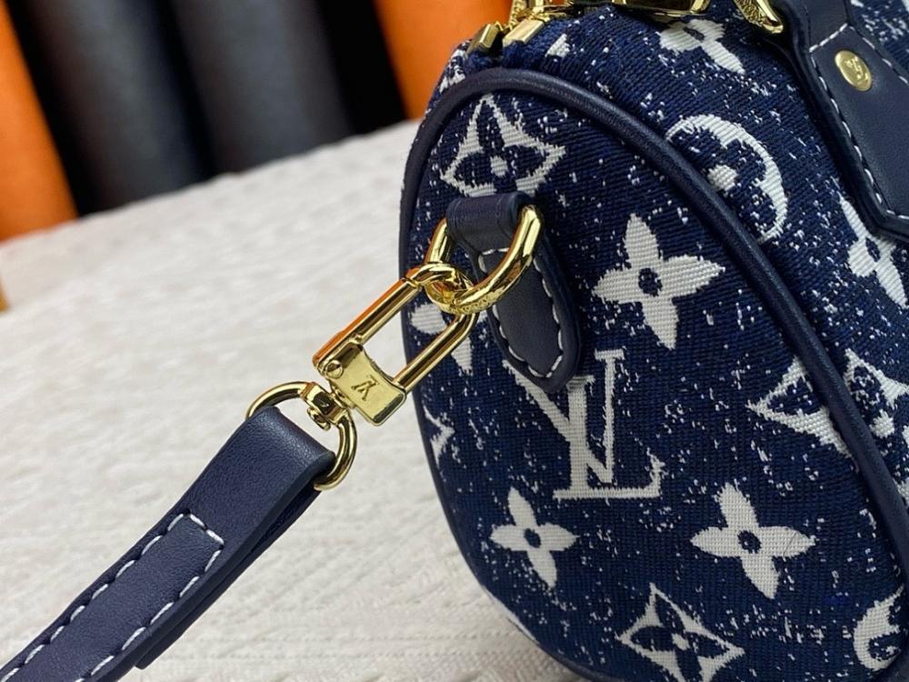 Modern Premium Embroidered Denim Shoulder Bag