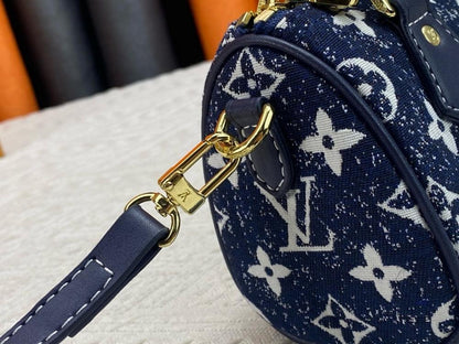 Modern Premium Embroidered Denim Shoulder Bag