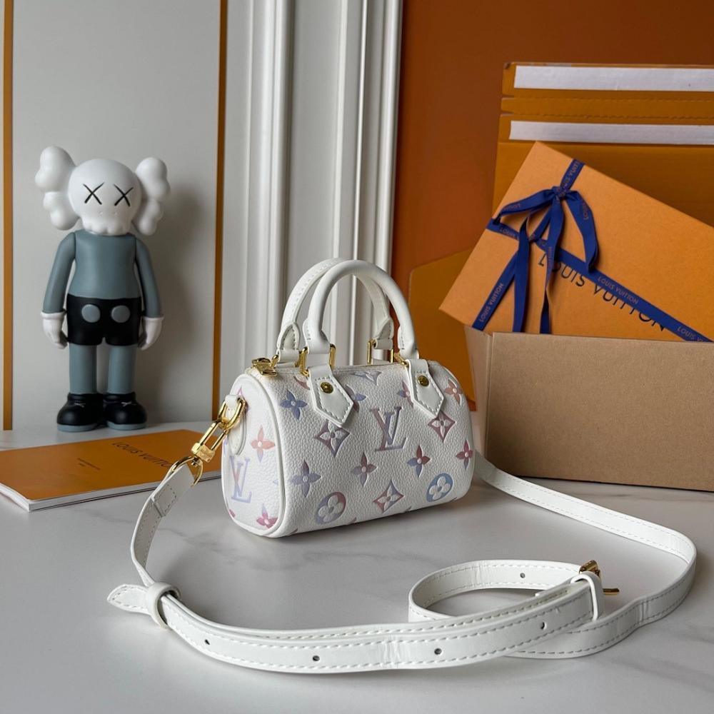 Speedy Monogram Leather Top Handle Bag