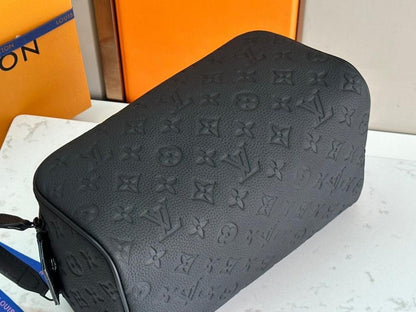 Elegant Monogram Leather Travel Bag – Limited Edition