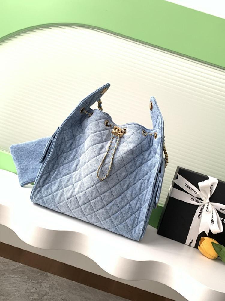 Alma Denim Bucket Bag