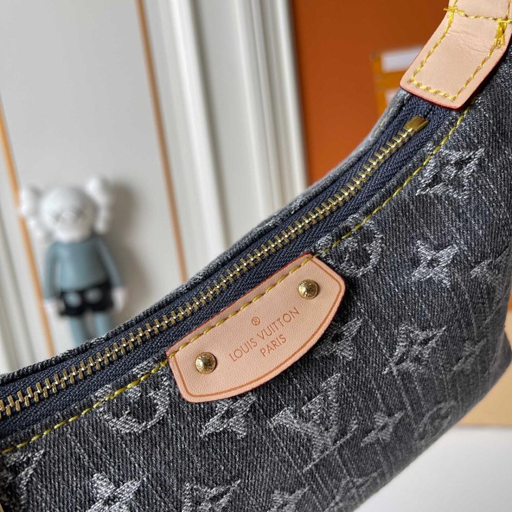Speedy Denim Top Handle Bag
