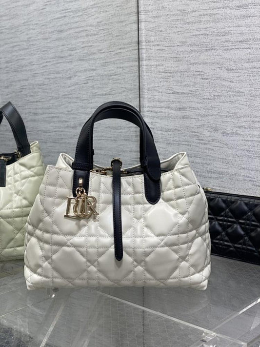Calfskin Top Handle Bag