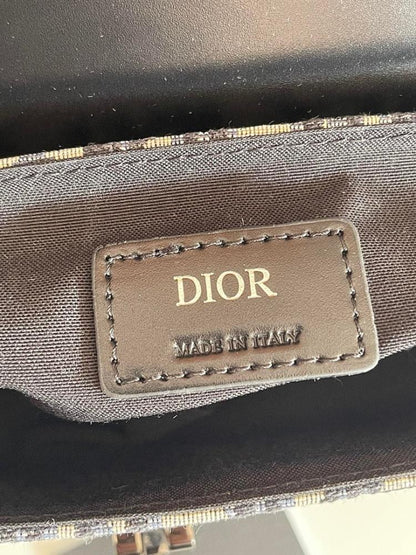Luxury Stylish Black Printed Calfskin Shoulder Bag