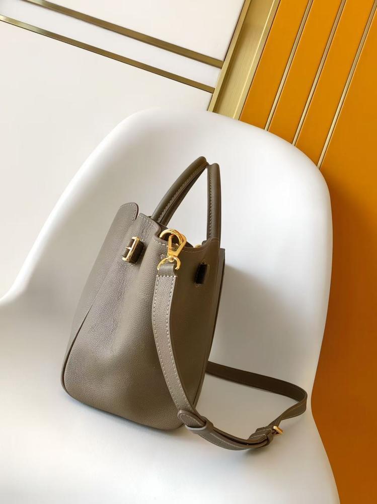 Calfskin Top Handle Bag