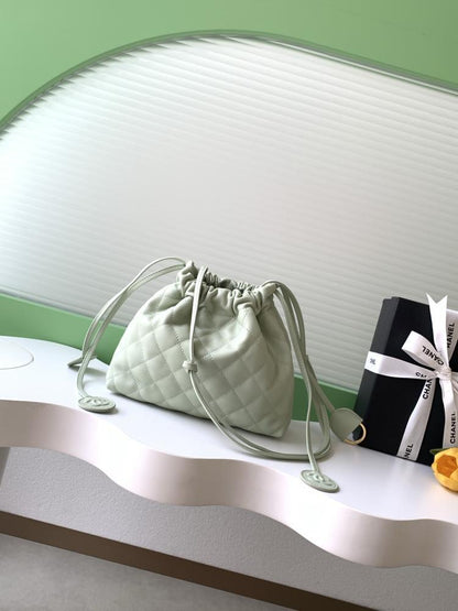 Classic Leather Bucket Bag