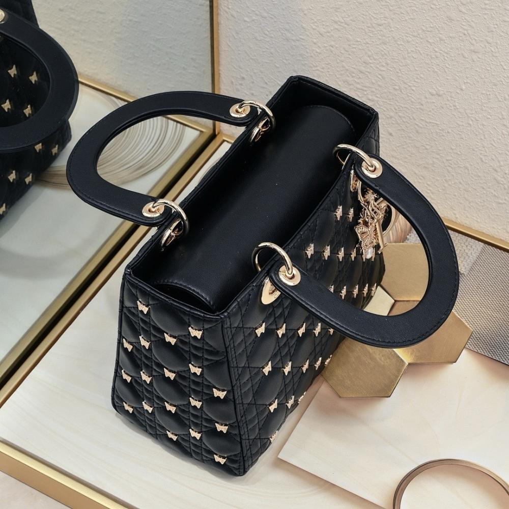 Stylish Refined Studded Leather Shoulder Bag