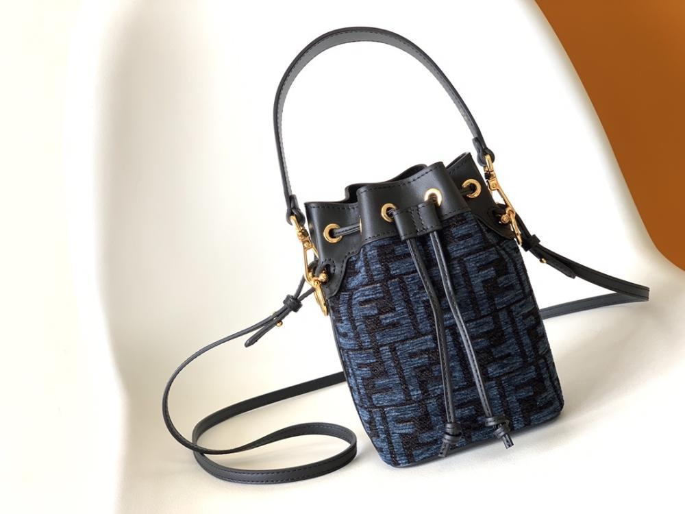 Embroidered Bucket Bag