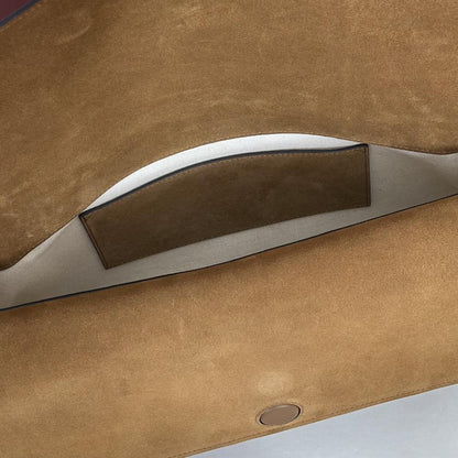 Suede Top Handle Bag