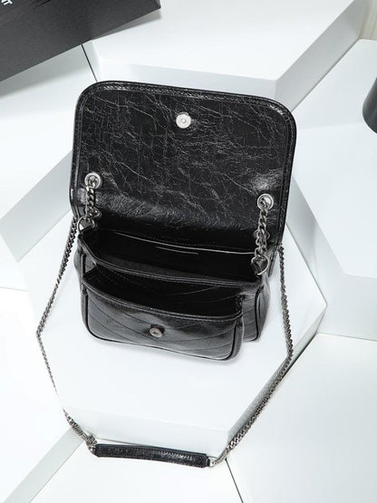 Stylish Refined Leather Shoulder Bag