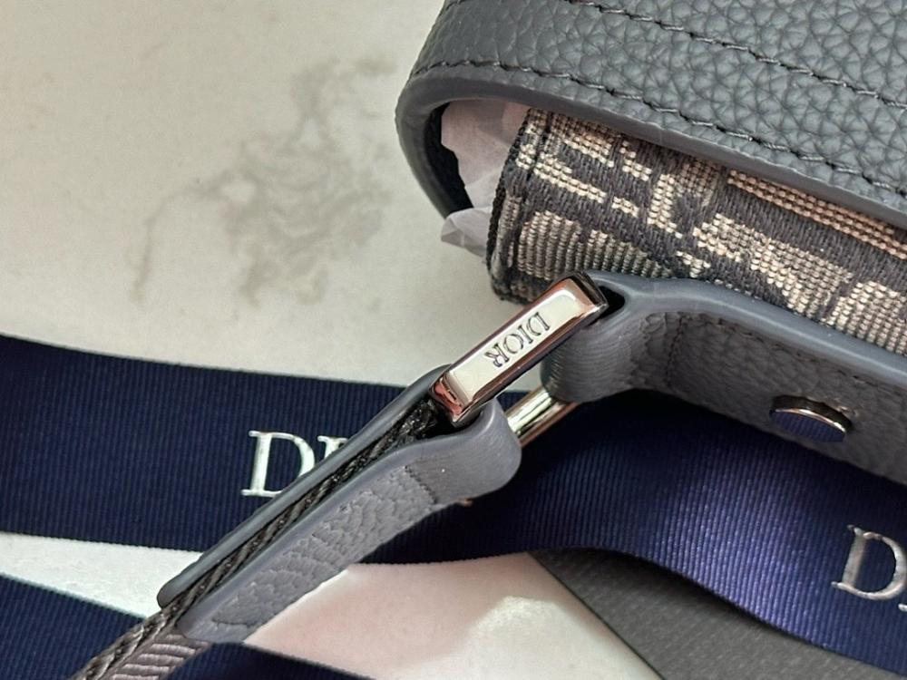 Saddle Printed Leather Crossbody Bag