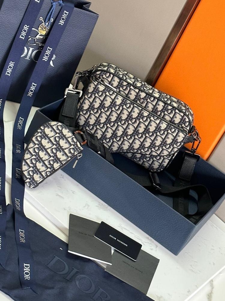 Saddle Printed Jacquard Shoulder Bag