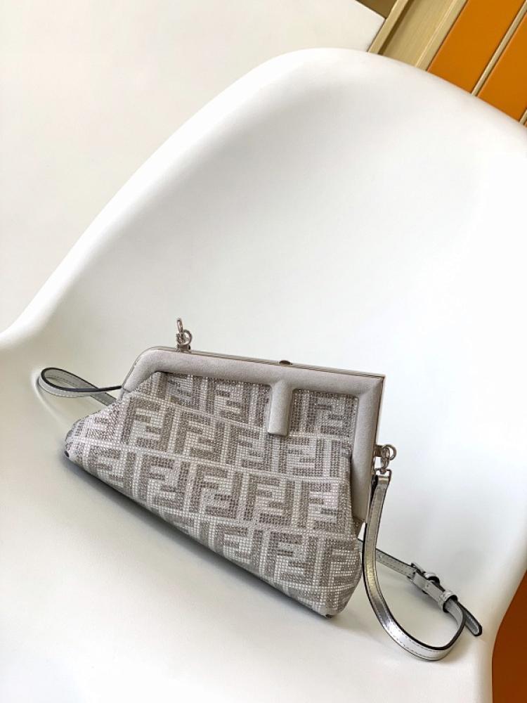 Crystal-Embellished Leather Wallet