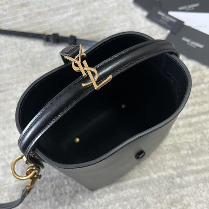 Leather Bucket Bag