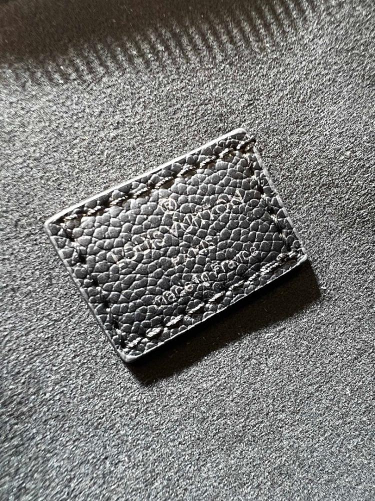 Modern Premium Black Embroidered Denim Shoulder Bag