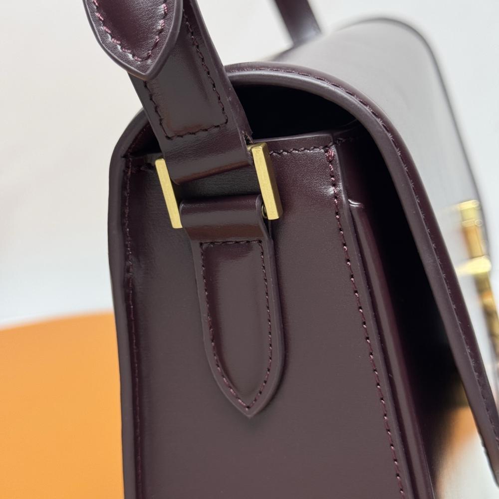 Gold Lambskin Shoulder Bag